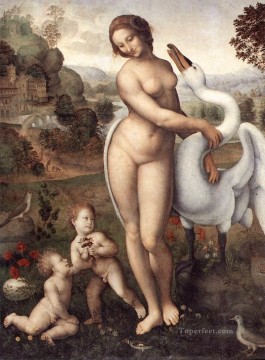 Leda 1510 Leonardo da Vinci Pinturas al óleo